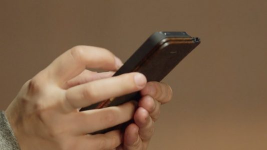 Man Using Mobile Device