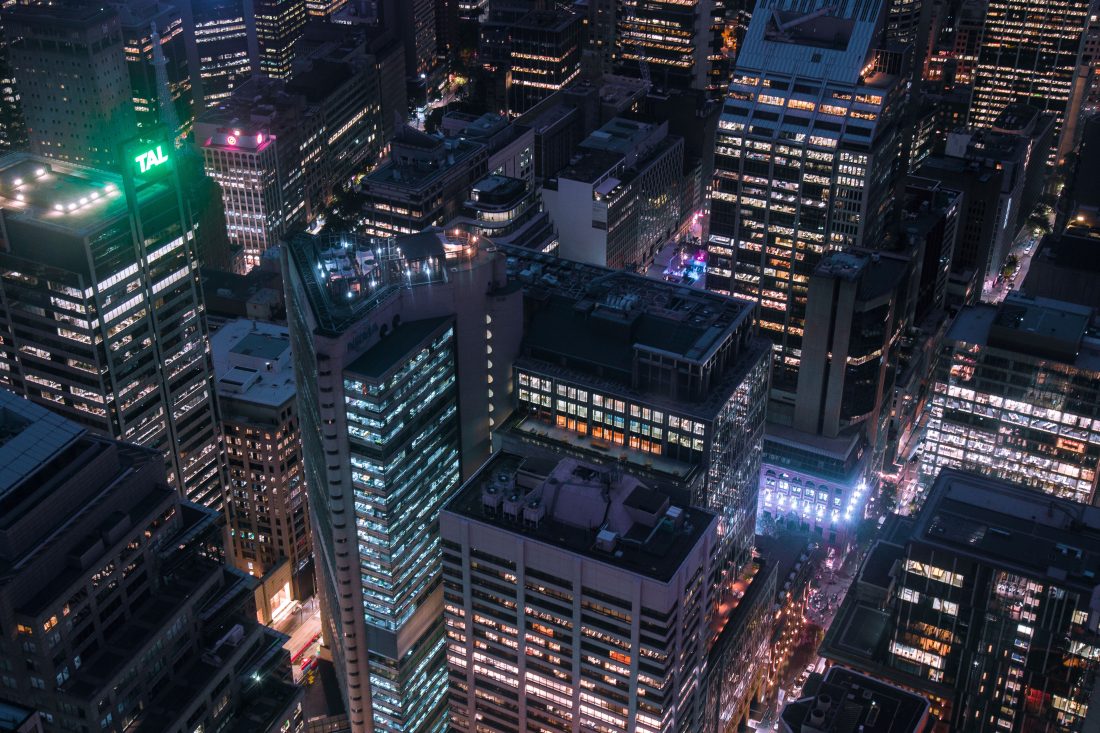 Free stock image of City Aerial