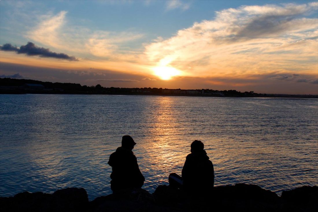 Free stock image of Sunset Couple