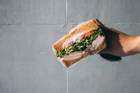 H& Holding Bread S&wich