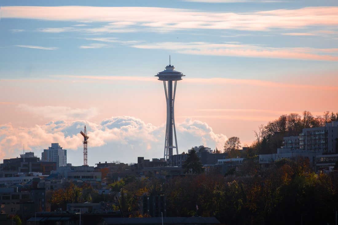 Free stock image of Seattle Sunset