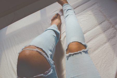 Woman Wearing Jeans