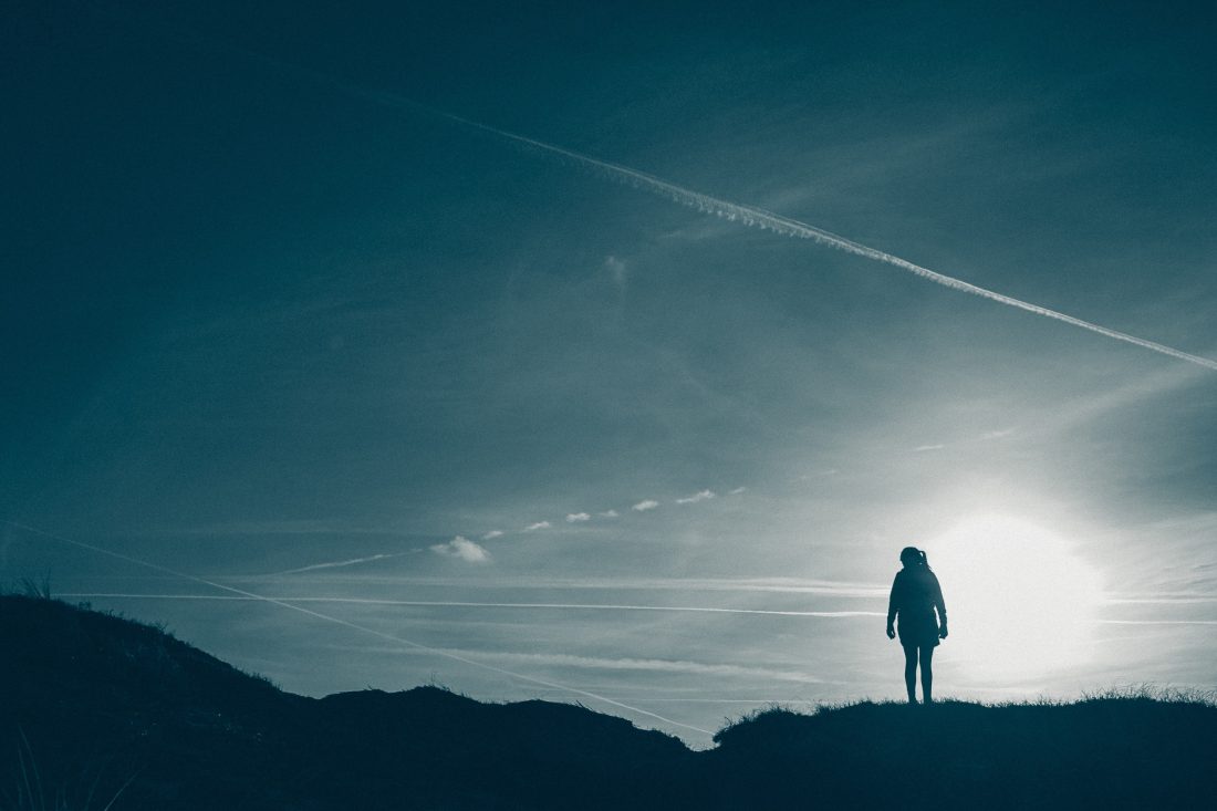 Free stock image of Woman Silhouette