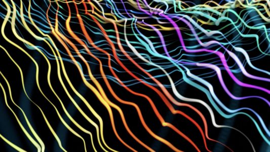 Abstract Colored Waves